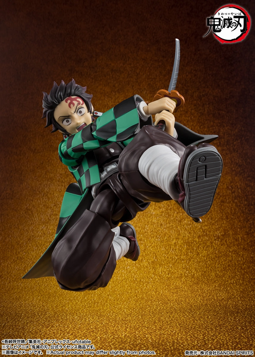 S.H. Figuarts Demon Slayer: Kimetsu no Yaiba Tanjiro Kamado (Battle at Infinity Castle Ver.) Action Figure Equality Ensure