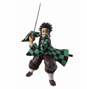 S.H. Figuarts Demon Slayer: Kimetsu no Yaiba Tanjiro Kamado (Battle at Infinity Castle Ver.) Action Figure Card Tower
