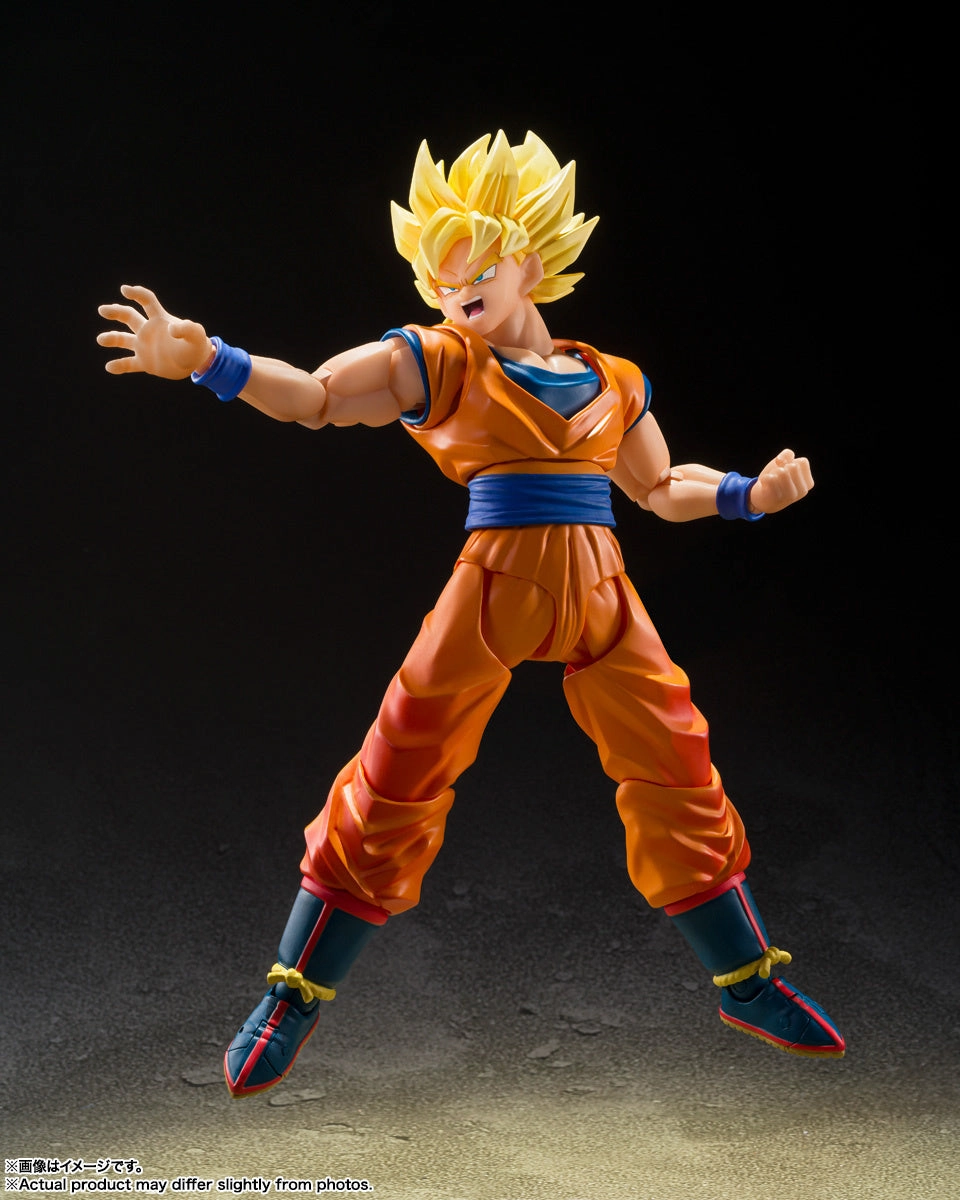 Space Travel S.H. Figuarts Dragon Ball Z Super Saiyan Son Goku (The Games Begin) Action Figure