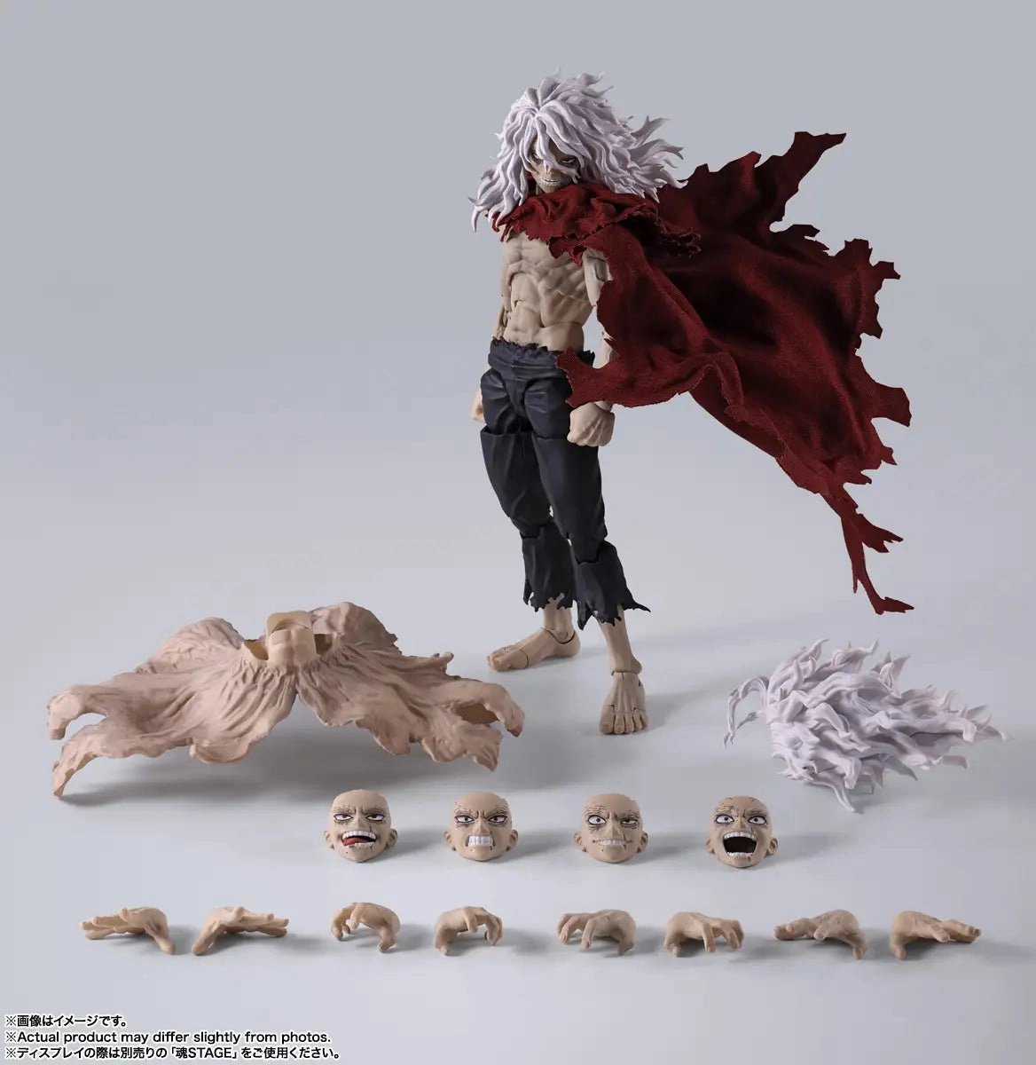 S.H. Figuarts My Hero Academia Tomura Shigaraki Action Figure Focus Attain Concentration aid