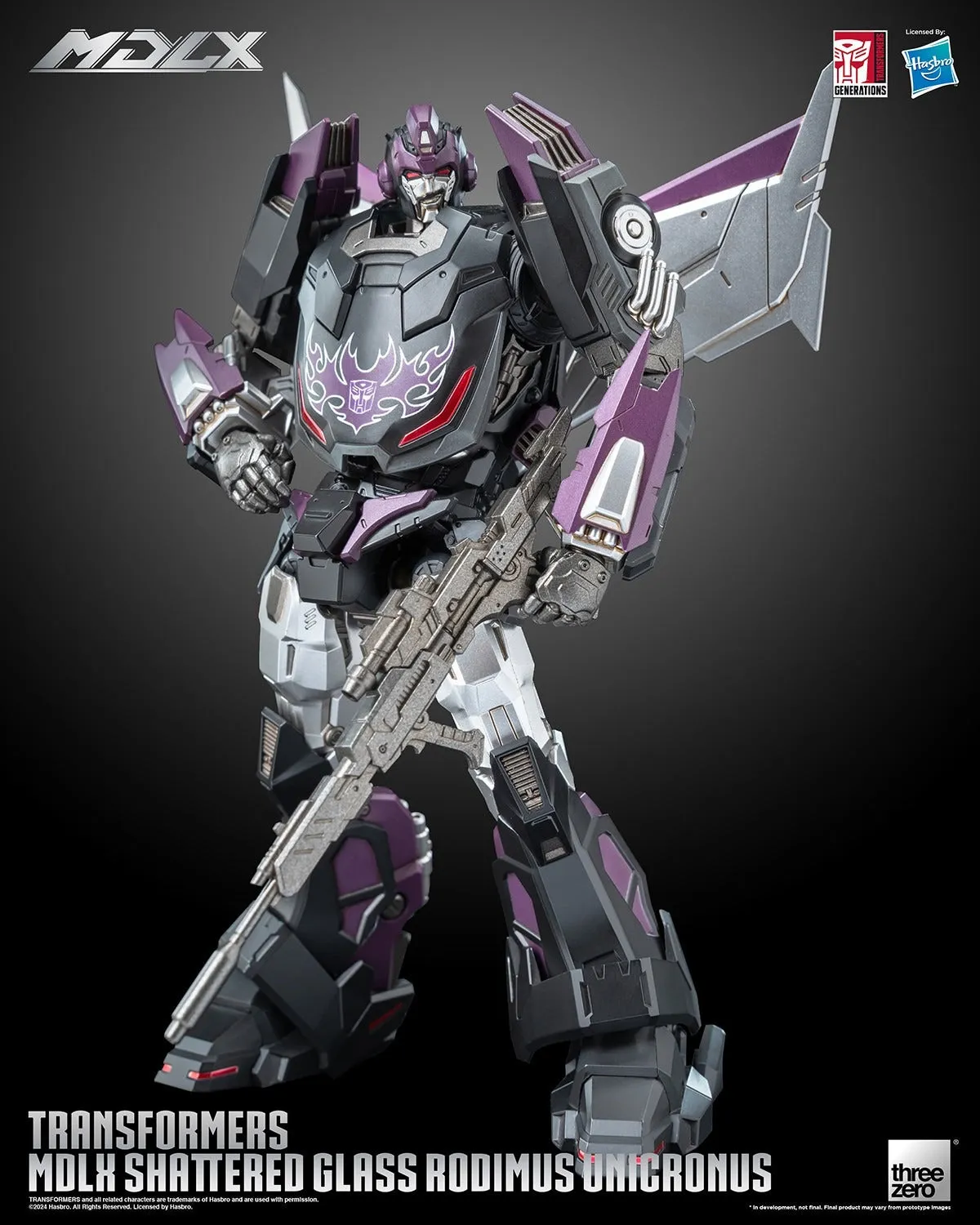 Sculpted Art ThreeZero Transformers Shattered Glass Rodimus Unicronus MDLX Action Figure