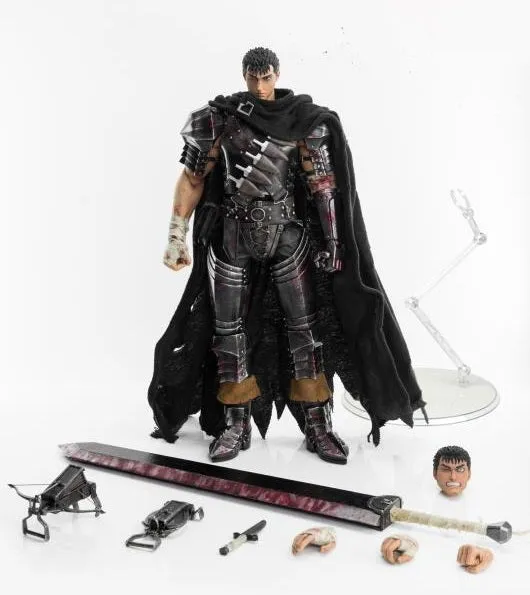 ThreeZero 1/6 Berserk Guts (Black Swordsman Ver.) Action Figure Personal Collection Sculpted Art