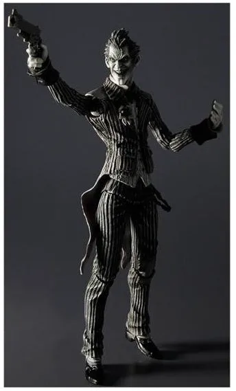 SDCC 2012 Joker Black & White Version Play Arts Kai Action Figure Exclusive Ceiling Hung School Project