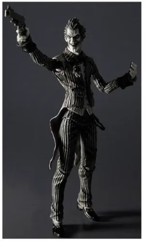 SDCC 2012 Joker Black & White Version Play Arts Kai Action Figure Exclusive Ceiling Hung School Project