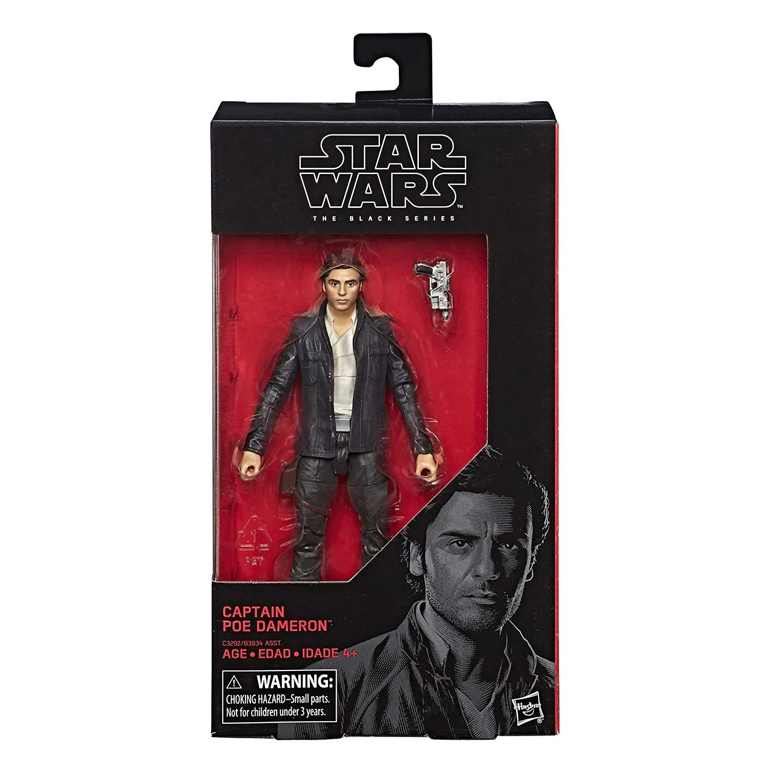 Bohemian style Metallic Finish Hasbro Star Wars Black Series Force Awakens #53 Captain Poe Dameron 6 Inch Action Figure