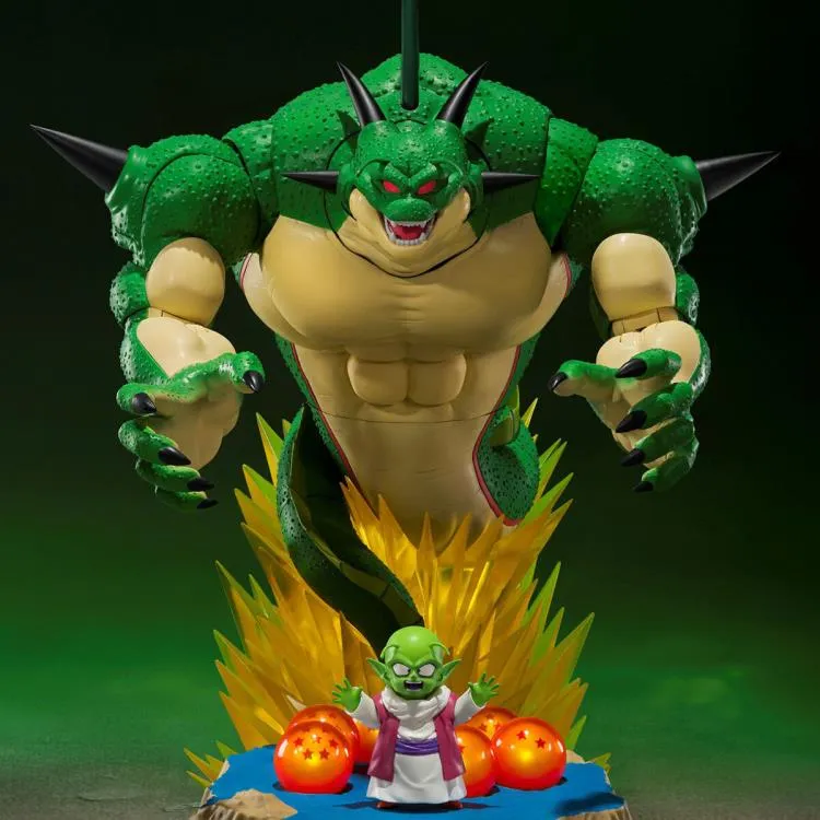 S.H. Figuarts Dragon Ball Z Porunga and Dende Luminous Dragon Ball Set Action Figure Military Vehicle Limited Piece