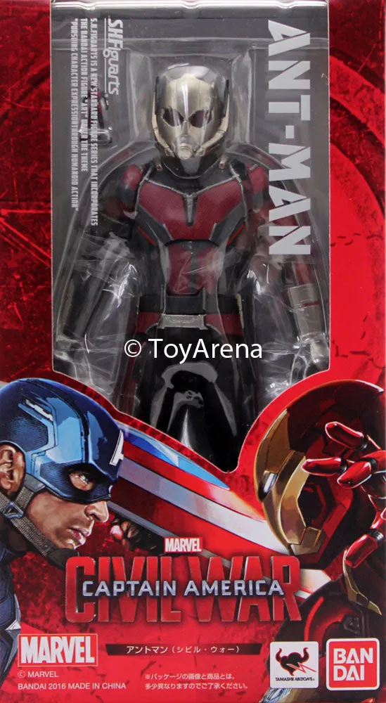 S.H. Figuarts Marvel Ant-Man Captain America Civil War Action Figure Gaming Display