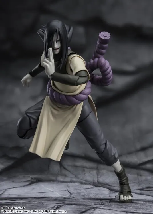 S.H. Figuarts Naruto: Shippuden Orochimaru (Seeker of Immorality) Action Figure Premium Piece Wood Carving