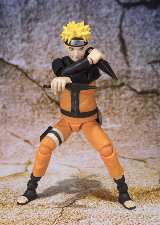 Decorative Accent Themed Background S.H. Figuarts Naruto Uzumaki Action Figure (Best Selection New Packaging Ver.)