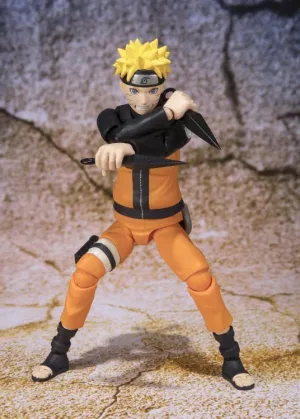 Decorative Accent Themed Background S.H. Figuarts Naruto Uzumaki Action Figure (Best Selection New Packaging Ver.)