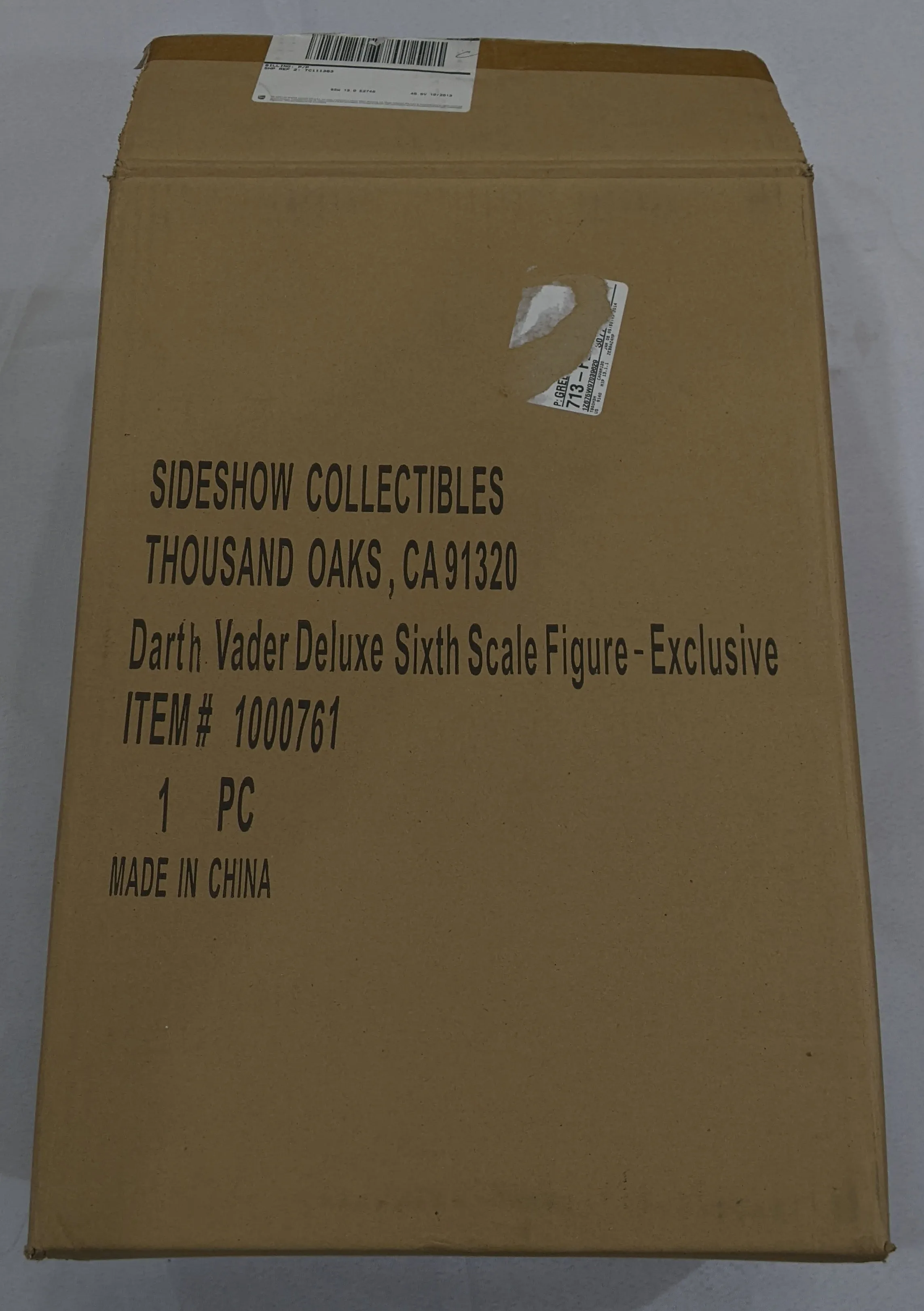 Sideshow Collectible 1/6 Star Wars Darth Vader Deluxe Sixth Scale Figure *Open Box* Robot Merchandise Toy Collection