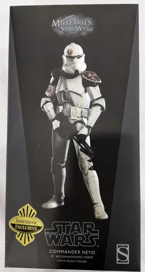 Gaming Merchandise Sideshow Collectible 1/6 Star Wars Militaries of Star Wars 91st Reconnaissance Corps Commander Neyo Sixth Scale Figure *Open Box*