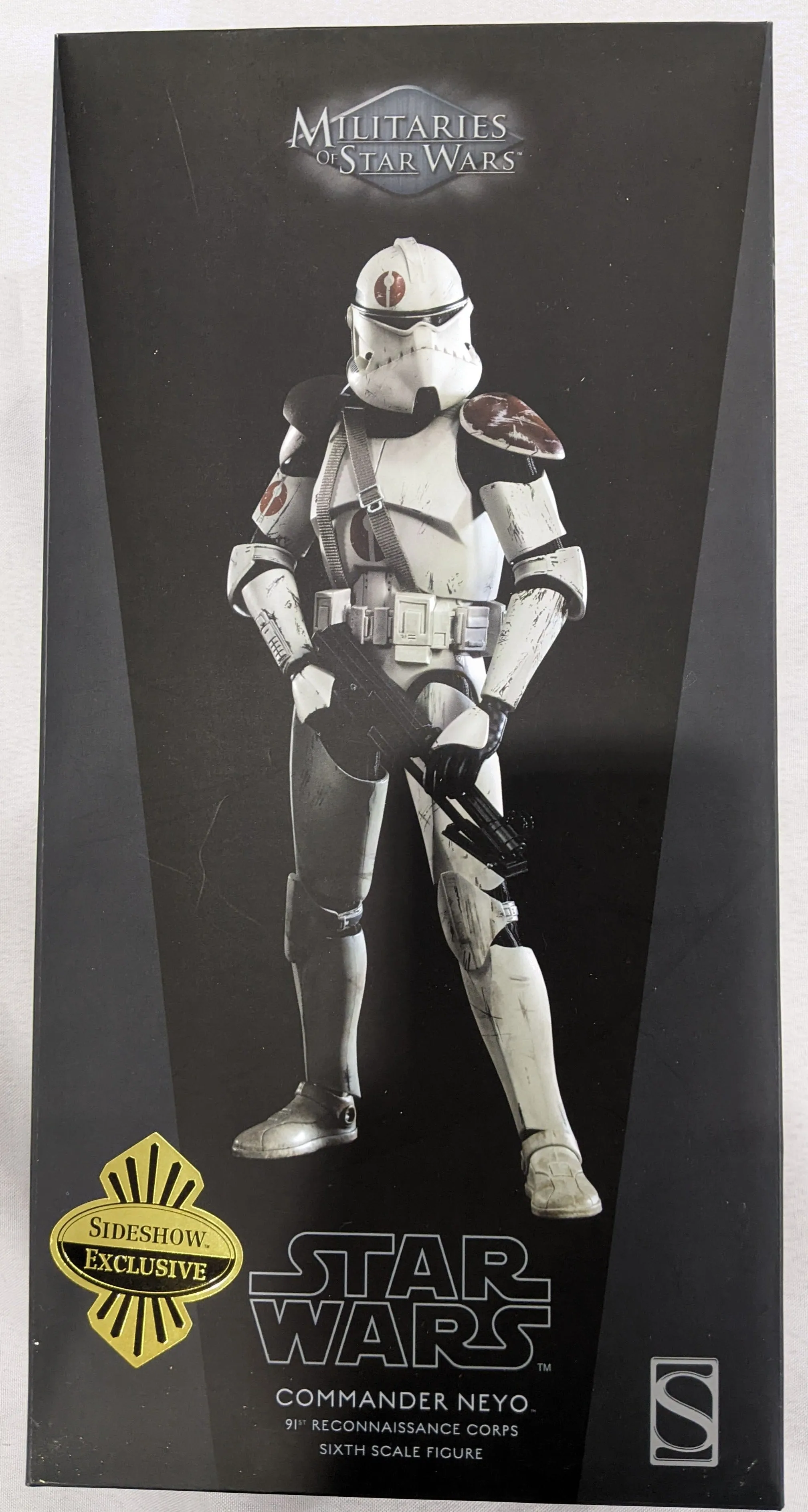 Gaming Merchandise Sideshow Collectible 1/6 Star Wars Militaries of Star Wars 91st Reconnaissance Corps Commander Neyo Sixth Scale Figure *Open Box*