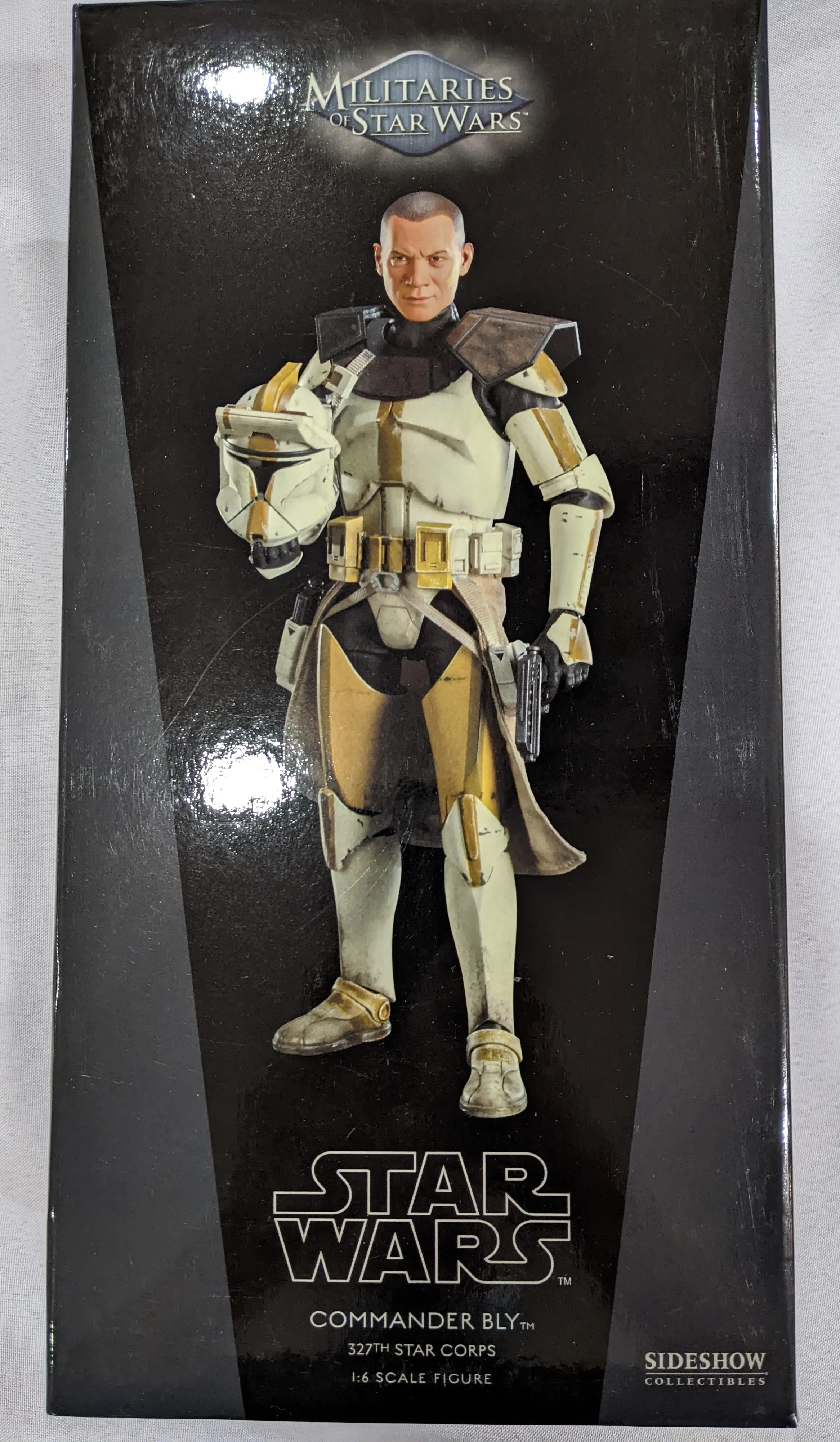 Gaming Hobby Sideshow Collectible 1/6 Star Wars Militaries of Star Wars Commander Bly 327th Star Corps Sixth Scale Figure *Open Box*