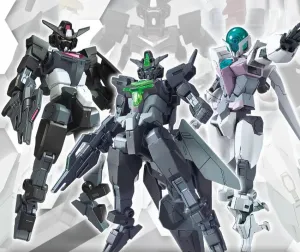 Game Adaptation Robot Statue Gundam 1/144 HG Core Gundam, Core Gundam II and Alus Core Gundam (Low Visibility Ver.) (The Gundam Base Color) The Gundam Base Limited Model Kit Exclusive