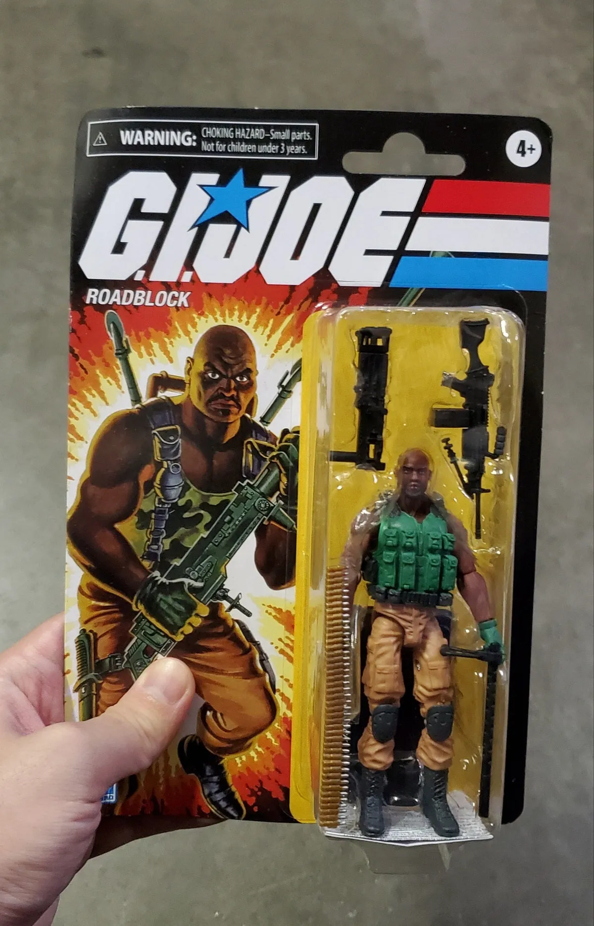 Casual Fan Hasbro Retro G.I. Joe Roadblock Walmart Exclusive Action Figure