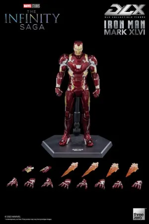 ThreeZero 1/12 Avengers: Civil War Infinity Saga Iron Man Mark XLVI 46 DLX Scale Figure Customer Favorite