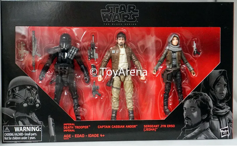 Classic Toy Viking Statue Hasbro Star Wars Black Series Rogue One Death Trooper Captain Cassian Jyn Erso 3-Pack Target Exclusive 6 Inch Action Figure
