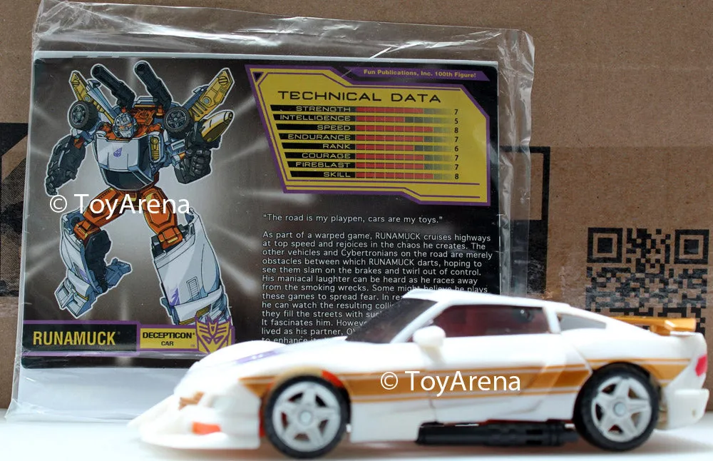 Transformers Runamuck Botcon 2011 Exclusive Action Figure Media Attention Gothic style