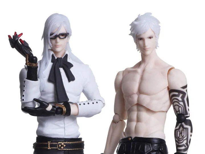 Bookshelf Accent Square Enix Bring arts Nier: Automata Adam & Eve Action Figure Set