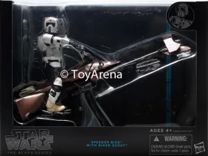 Star Wars The Black Series Speeder Bike with Biker Scout Figure 2014 6 Inch Action Figure Twitch Channel