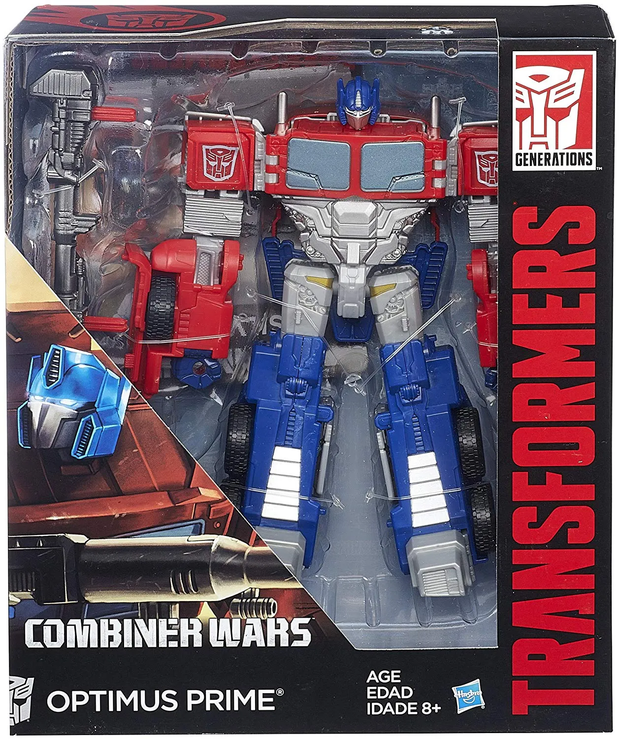 Office Accent Transformers Generations Combiner Wars Voyager Class Optimus Prime Action Figure