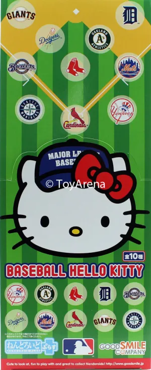 Nendoroid Plus Major League Baseball Hello Kitty MLB (Sealed Box of 10) Trading Figures Character Sculpture Sports Memorabilia