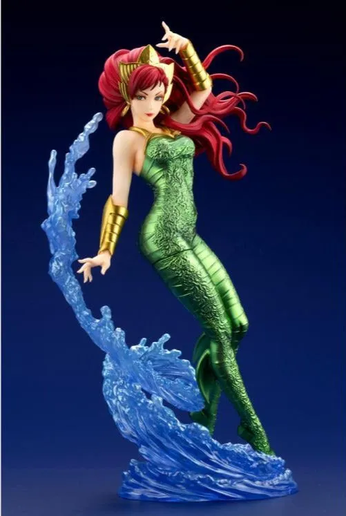 Kotobukiya Bishoujo DC Comics Mera Statue DC049 Painted Model Fantasy Art