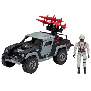 Hasbro Retro G.I. Joe Cobra Stinger with Cobra Officer Vehicle Coffee Table Blue Ribbon