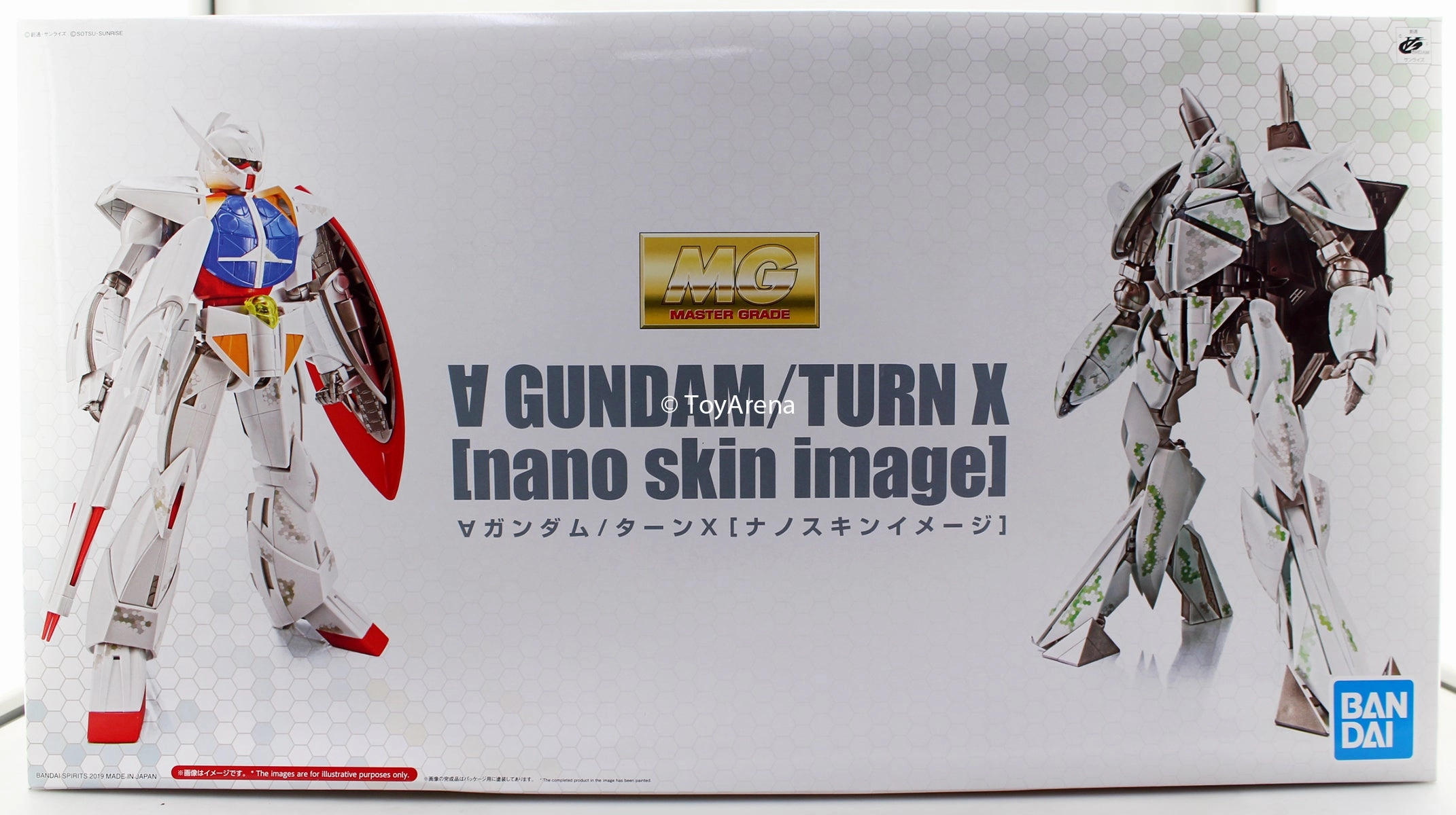 Gundam 1/100 MG Turn A & Turn X Nano Skin Image Version Exclusive Model Kit Creative Outlet Kawaii Design