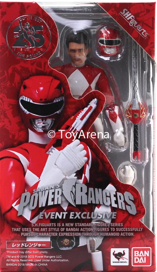 Tamashii Nation SDCC 2018 S.H. Figuarts Red Power Rangers Original Jason Action Product