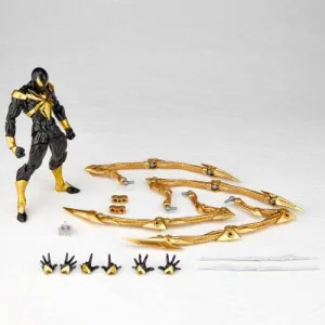 Amazing Yamaguchi Revoltech Figure Complex Spiderman Iron Spider Black Version Limited Edition No. 023EX Historical Leader