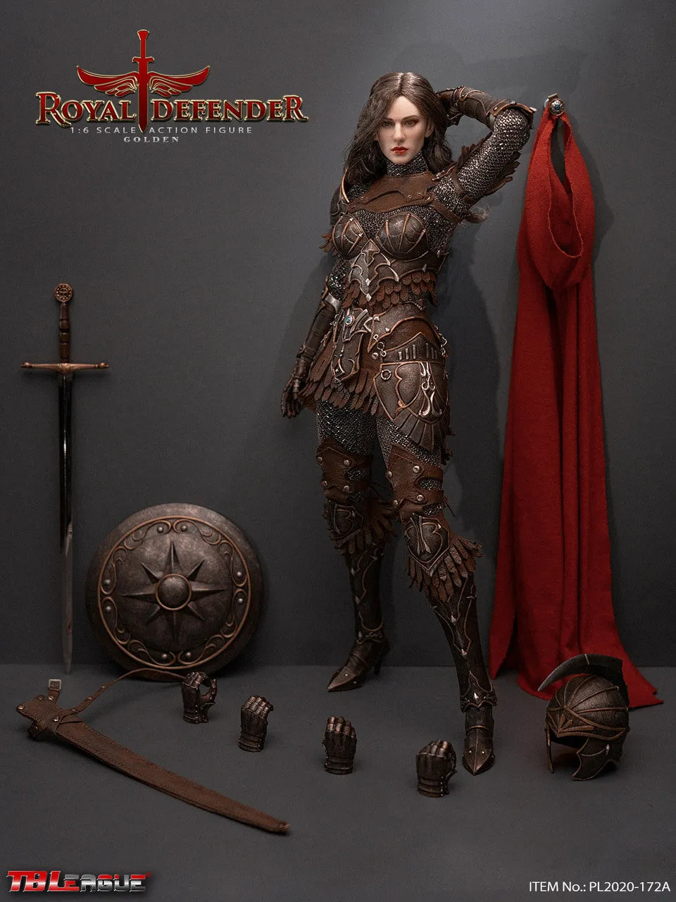 TBLeague Phicen 1/6 Royal Defender (Golden) Sixth Scale Action Figure PL2020-172A Superhero Decor Collectible Collection