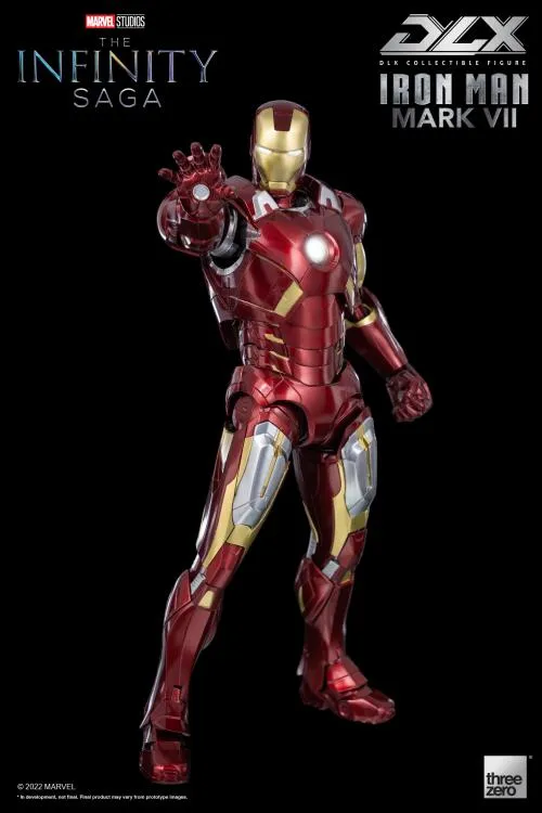 ThreeZero 1/12 Avengers: Infinity Saga Iron Man Mark VII 7 DLX Scale Figure Gothic style