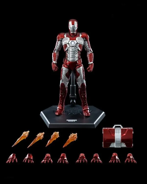 ThreeZero 1/12 Avengers: The Infinity Saga Iron Man Mark V 5 DLX Action Figure Sci-Fi Robot