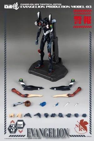 Wedding Topper ThreeZero Evangelion ROBO-DOU Production Eva Model-03 Unit 3 Action Figure