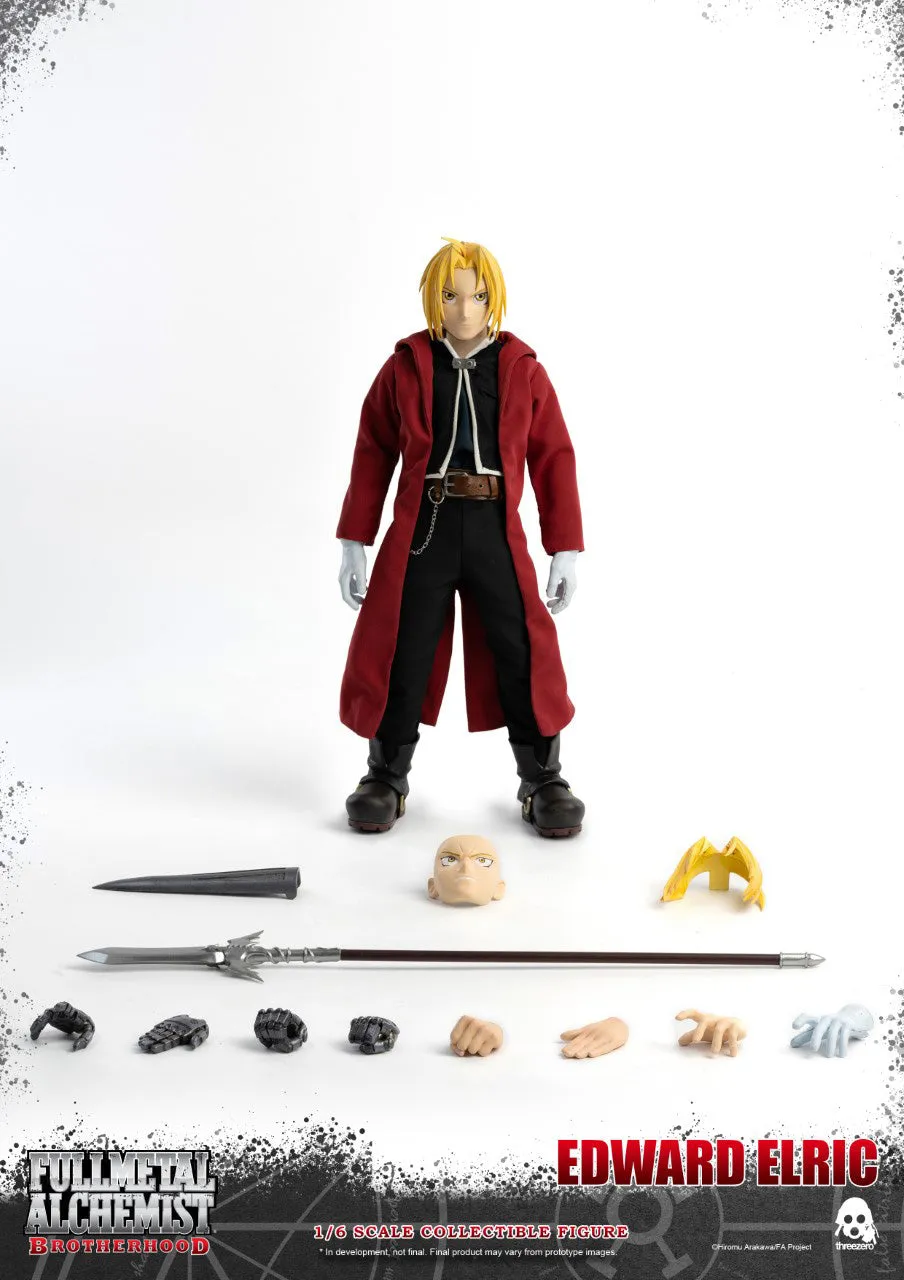 Established Maker Customer Favorite ThreeZero FigZero 1/6 Fullmetal Alchemist: Brotherhood Edward Elric Scale Action Figure