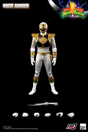 ThreeZero FigZero 1/6 Mighty Morphin Power Rangers White Ranger Sixth Scale Figure Studio Ghibli