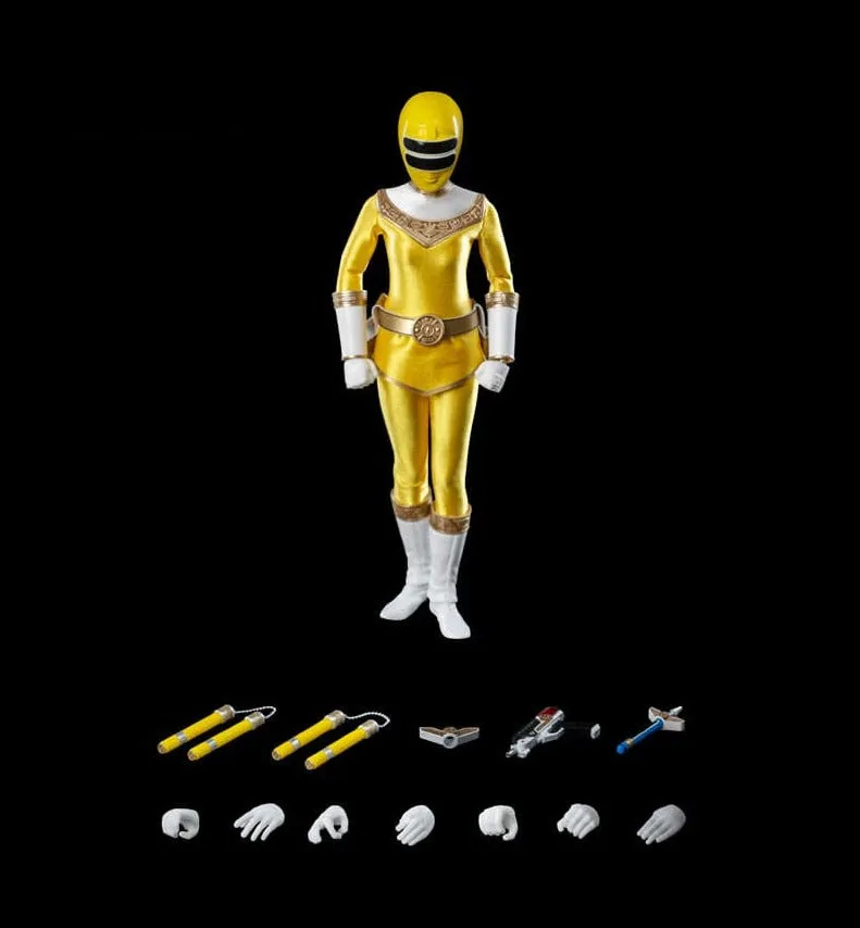 Fairy tale Game Merchandise ThreeZero FigZero 1/6 Power Rangers Zeo Ranger II Yellow Scale Action Figure