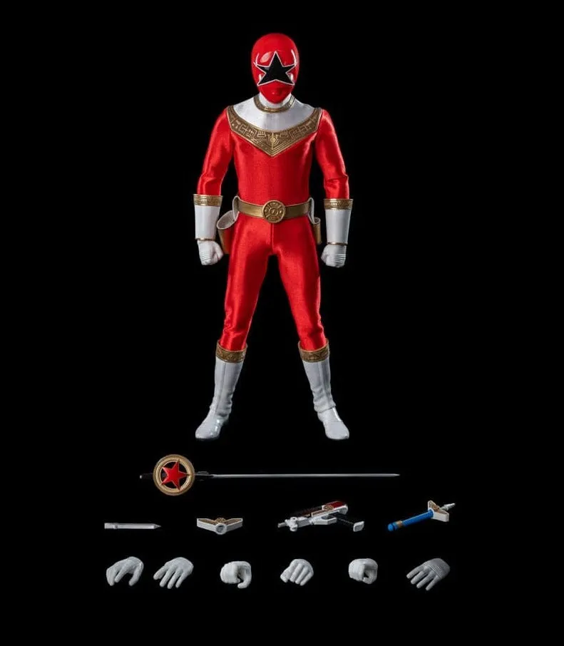 ThreeZero FigZero 1/6 Power Rangers Zeo Ranger V Red Scale Action Figure Collectors Model