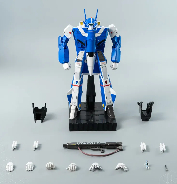 ThreeZero Robotech Macross ROBO-DOU VF-1J Veritech (Max Sterling) Action Figure Movie Toy Established Maker