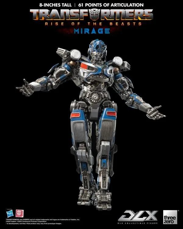 ThreeZero Transformers: Rise of the Beasts Mirage DLX Action Figure National Treasure