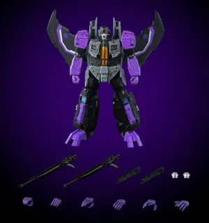 ThreeZero Transformers Skywarp MDLX Action Figure trade show Detailed Sculpture