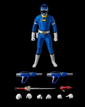 ThreeZero FigZero 1/6 Power Rangers Turbo Blue Turbo Ranger Scale Action Figure Web Design