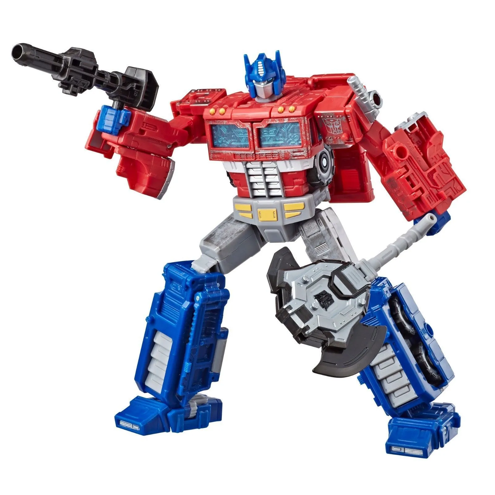Buildable Figure Rustic style Transformers Generations War For Cybertron: Siege Voyager Optimus Prime Action Figure WFC-S11