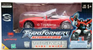 Transformers Alternators #02 Sideswipe - Dodge Viper Shelf Wear Digital Sculpt