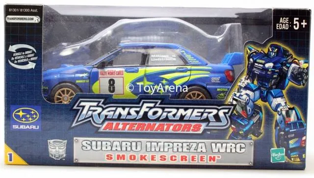 Transformers Alternators Smokescreen Subaru Impreza WRC Action Figure Pop Vinyl