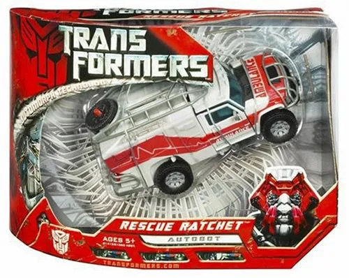 Transformers Automorph Technology Rescue Ratchet Movie Voyager Collectible Figure