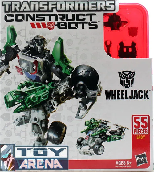 Transformers Construct-Bots Elite Class Wheeljack Buildable Action Figure app connected