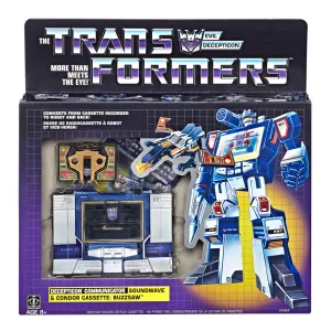Transformers G1 Reissue Soundwave & Buzzsaw Action Figure Exclusive Winter Decoration